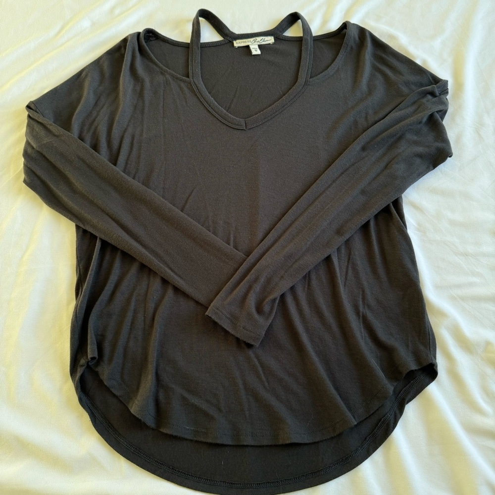 Express Cold Shoulder Top